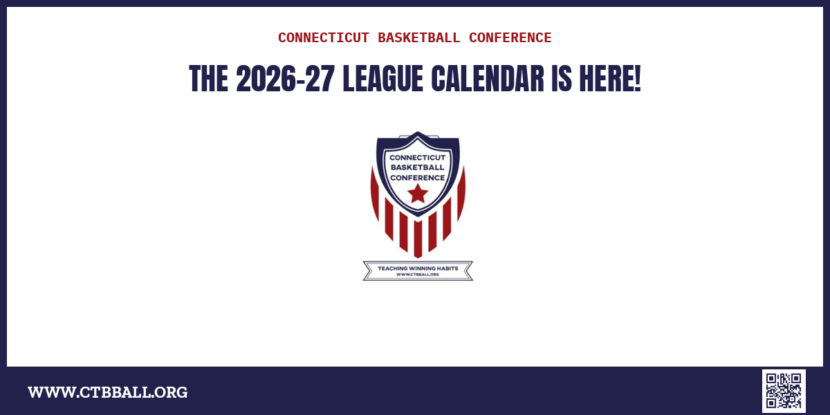 July 4th: CTBBALL's 20th Regular Winter Season Calendar is Set!
