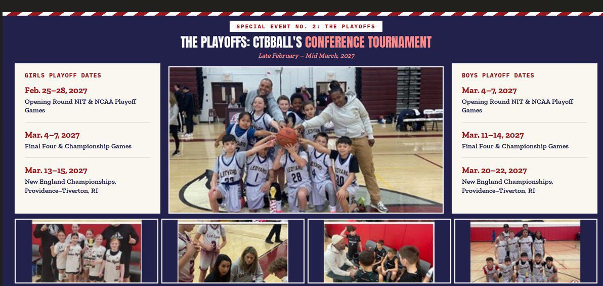 Feb 25th-March 14th: The Playoffs/CTBBALL's Conference Tournament