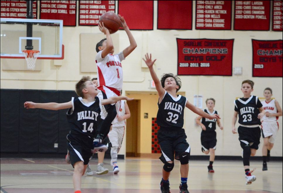 CTBBALL players in action: Portland and Valley Regional